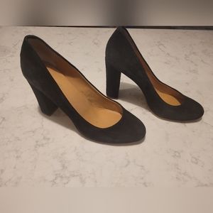 J crew suede heels